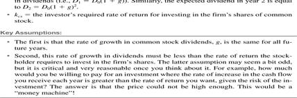 There are two approaches to estimating the cost of common equity: Dividend growth model (introduced in chapter 10) CAPM (introduced in chapter 8) THE DIVIDEND GROWTH MODEL
