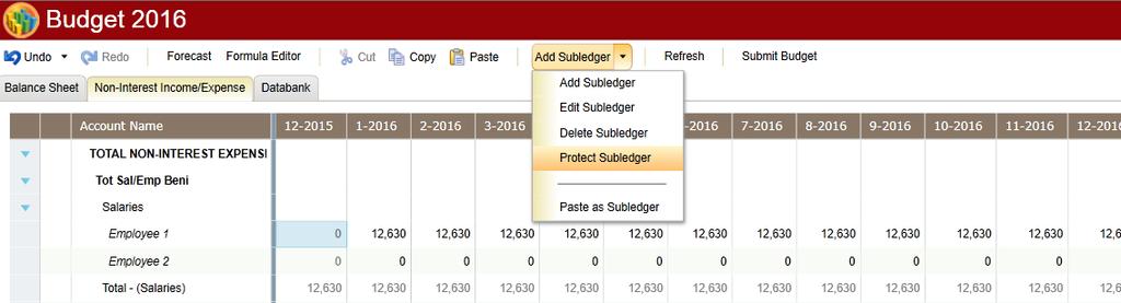 Deleting Subledgers To delete a subledger, click the Subledger menu, and select Delete Subledger.