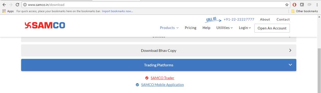 2. How to Download & Install the Samco Trader EXE Software You can Download the SAMCO trader by vising