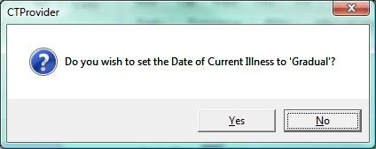Once applied, ChiroTouch will prompt you to confirm that you want to change this date. 7.