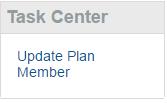 Plan Member This Certificate Menu item allows you to make updates to personal information for Plan Members.