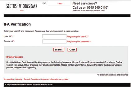 SECTION 1: LOGGING IN (via https://swbagent.secure.scottishwidows.co.uk/swbwebagent/login.do) 1.1. The web address above takes you to the login screen as shown in Fig.