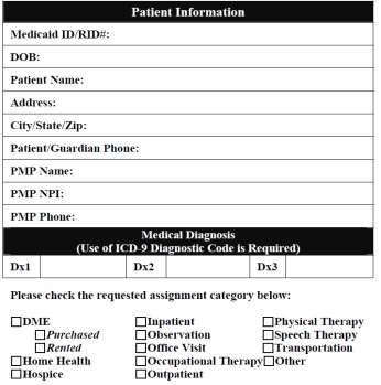 Fax Authorization 1-866-912-4245 MHS Medical Management Department Member