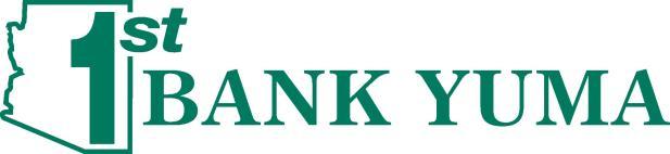 Online Banking Agreement and Disclosures 1. INTRODUCTION This Agreement and Disclosure for accessing your accounts at 1st Bank Yuma via Online or Mobile Banking is provided for your information.