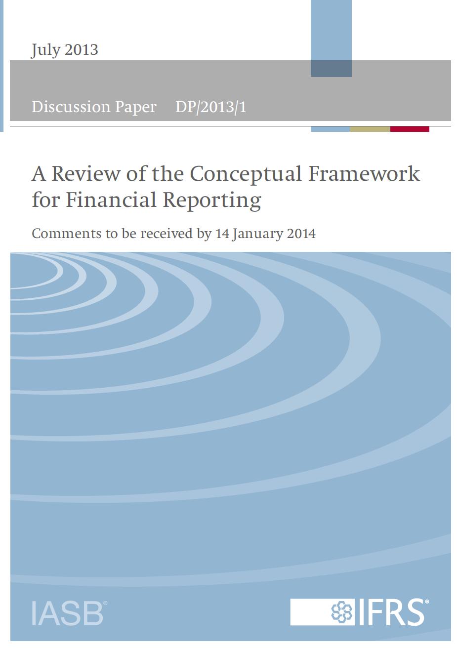 Conceptual framework Disclosure forum (Jan) Discussion paper (July) 2014