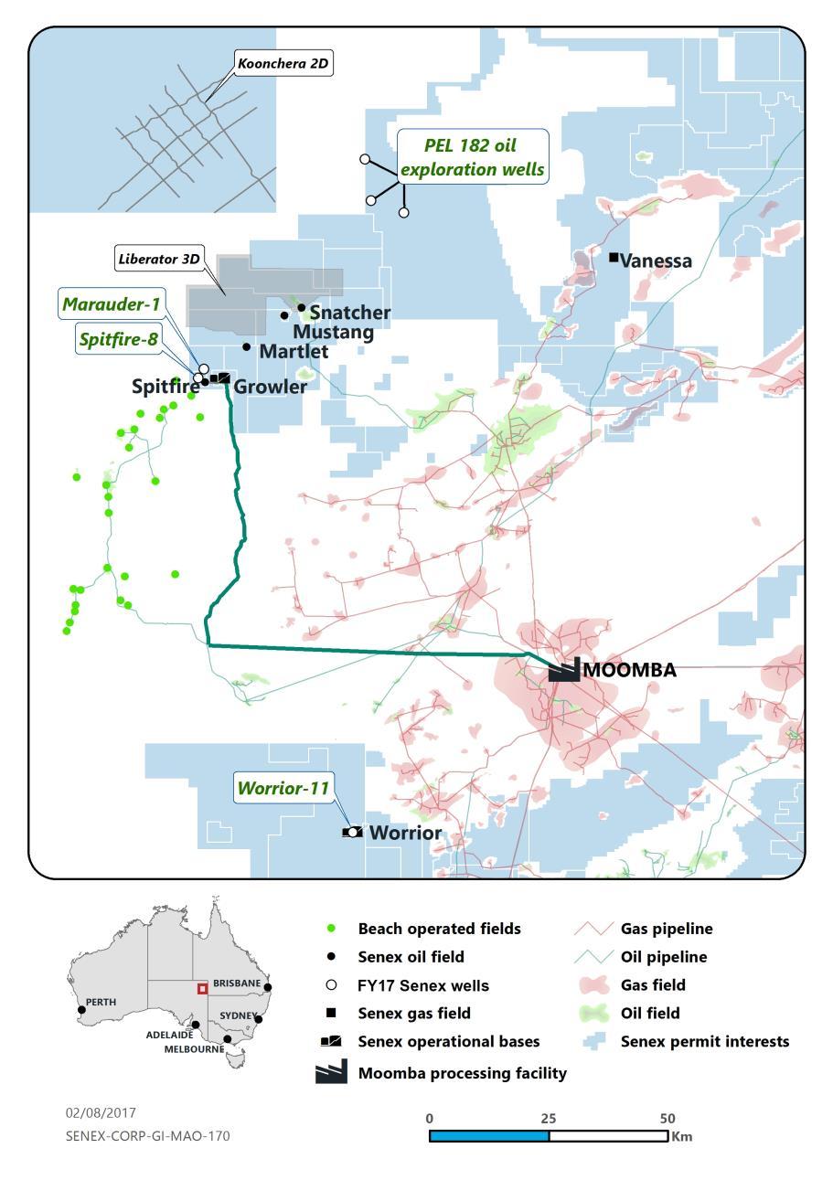 Cooper Basin oil 18 During FY17: Strong production and cost control delivered from base oil portfolio Liberator seismic survey acquired to augment extensive existing coverage PEL182 exploration