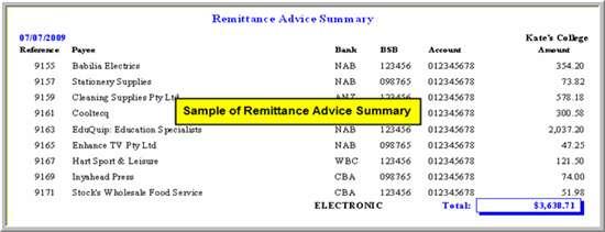 Select Tag NonEMail. Select the Report Style of Remittance Advice. Print a remittance advice for those 6. creditors with not email details.