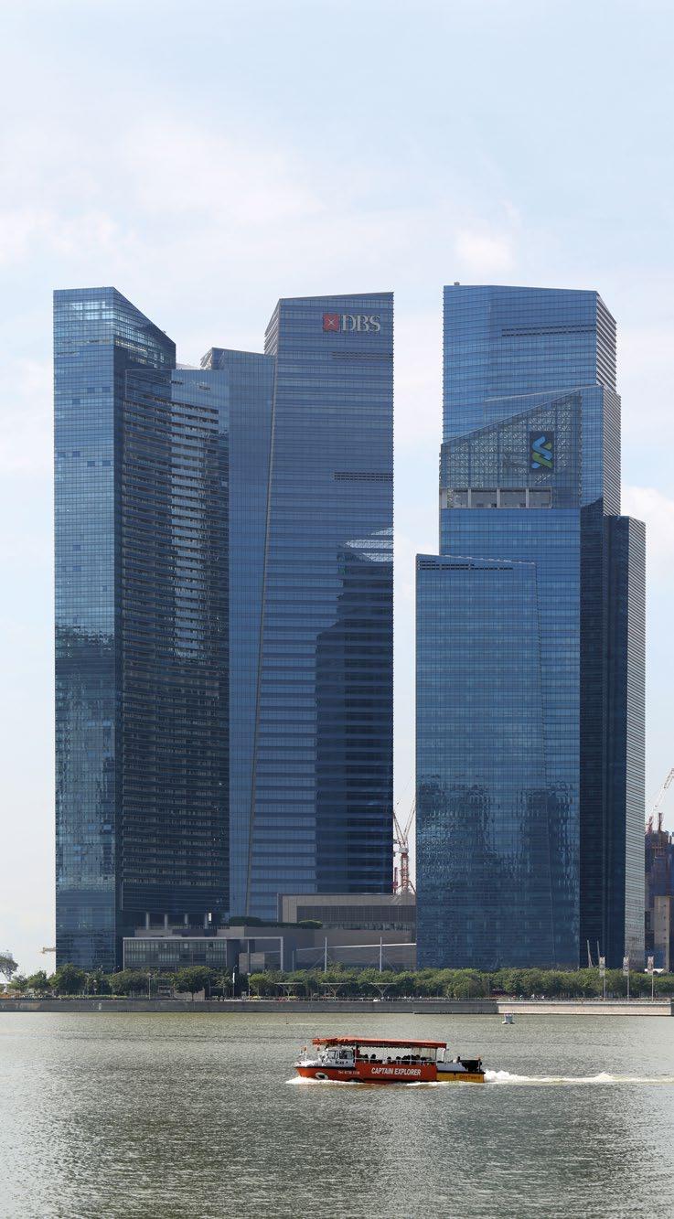 44 Property Portfolio SINGAPORE 01 MARINA BAY FINANCIAL CENTRE Marina Bay Financial Centre (MBFC) is an integrated development which comprises three office Towers 1, 2, and 3; two residential