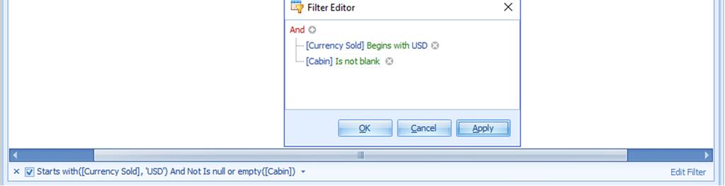 In the Exchange Transaction Overview screen, select the period to display using either System Date or