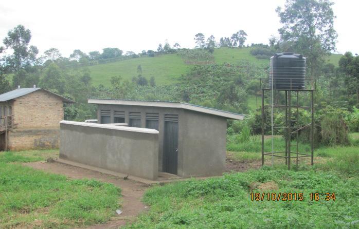 Sanitation Facilities A sample of the sanitation facilities visited were generally well constructed and visiually, the works were still holding at the time of visit as shown in