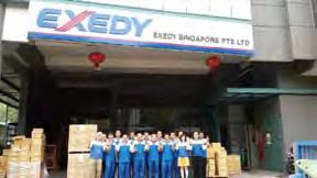 Sales EXEDY Establishes a New Company in Singapore and Begins