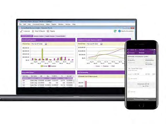 15 Power to manage business, your way Stay competitive MYOB AccountRight is powerful accounting with business management