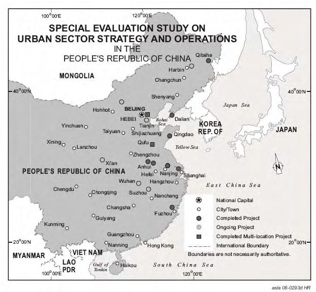 Appendix 7 87 Figure A7.1: Urban Lending in the People s Republic of China Notes: 1990 (year of approval) completed projects: Loan 1082-PRC: Shanghai Nanpu Bridge Project, for $70.
