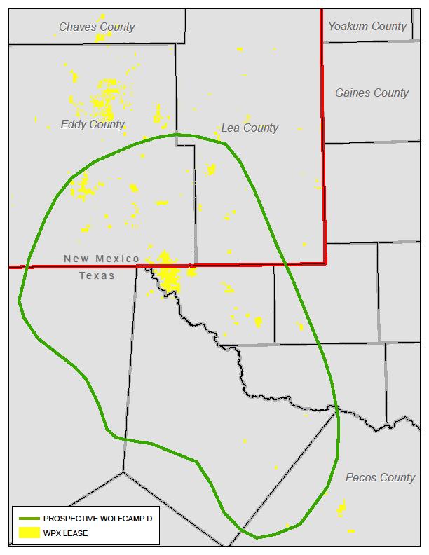 Delaware Basin: Delineation of the Wolfcamp D INITIAL RESULTS: WOLFCAMP D Completed first Wolfcamp D wells EAST PECOS-~4,200 lateral Frac design: 2,000+ #/ft 24-hour IP: 2,063 BOE/D (33% oil) Casing