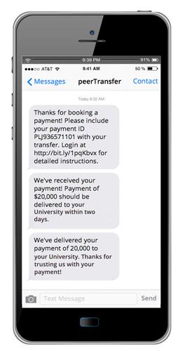 it. If you have not sent your payment within 2 days, you will receive a notification from Flywire asking if