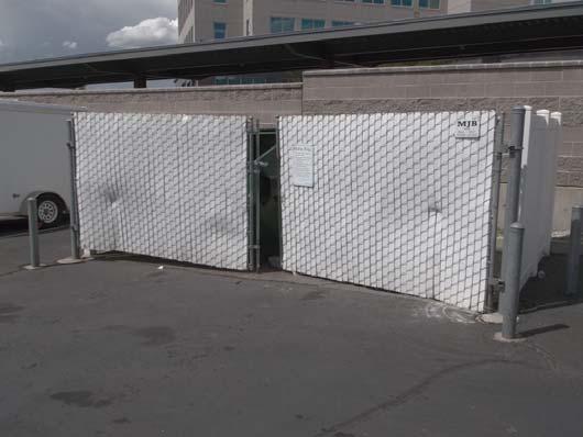 - Dumpster Enclosures 290 Linear ft. - Total Fencing Worst Cost: $0 Source of Information: The chain link fencing is in good to fair condition.