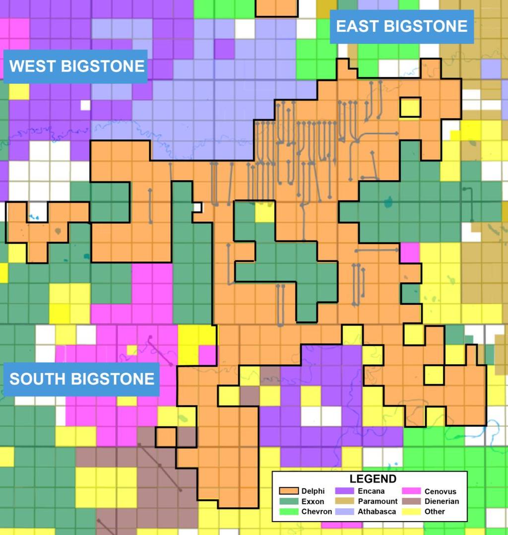 GROWING THE DOMINANT LAND POSITION Largest Land Position at Bigstone Continue to identify and pursue additional consolidation opportunities Montney land base has grown to 169.5 gross sections (111.
