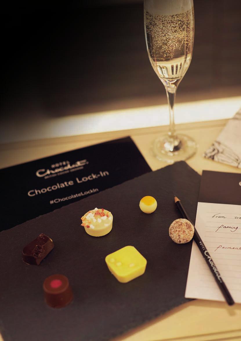 36 HOTEL CHOCOLAT GROUP PLC Annual Report and Accounts GOVERNANCE Our values 37 Authenticity The launch of Chocolate Lock-Ins now offers small groups of paying guests the opportunity to spend