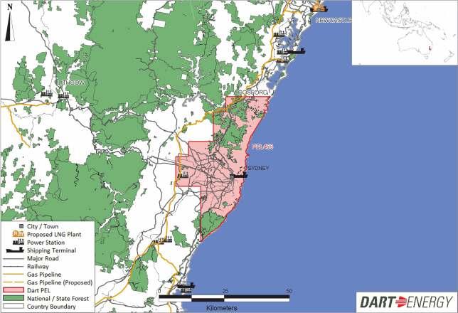 PEL 463 Location: Cumberland/Sydney, NSW Interest: Dart Energy 100% Gross Resource (MBA): OGIP 13,641 Bcf, Prospective resource 4,615 Bcf, 3C Resource 143 Bcf 2 PEL463 is currently Dart Energy s