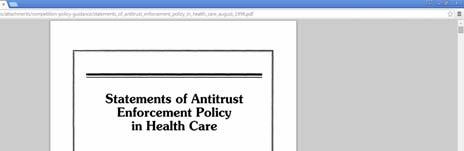 Antitrust Defenses State action immunity Applies to state actors.