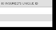ID (NPI) 57 Other Provider ID (not used) 58 A, B 59 A, B 60 A, B 61 A, B Insured s Name