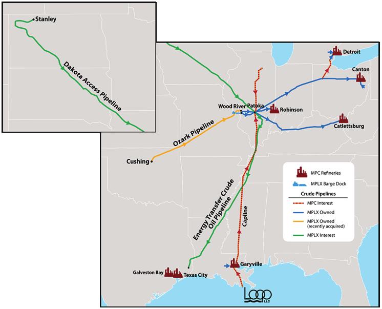 Pipeline Acquisitions Announced in 2017 Extending the Footprint of the L&S Segment Ozark Bakken Pipeline Pipeline Acquisition $500 MM investment ~9.