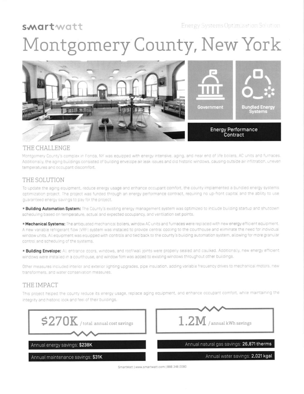 s,mortwott Montgomery County NewYork I I t:i ntnt rbt o-:ll THE CHLLENGE r-,-l m F-'il 1 l'.ontgomery Ccunty's complex in Fonda. NY was eq!