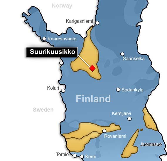 SUURIKUUSIKKO PROJECT - FINLAND Potential to be Europe s Largest Gold Mine Feasibility study complete, production