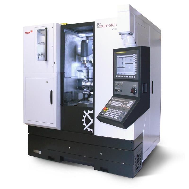 machining center with two working