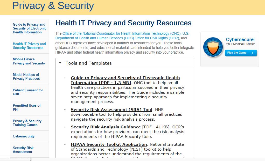 Health IT Privacy and