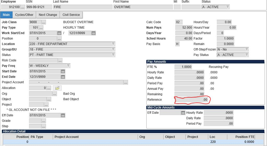 Now that the employees have been added, you can import into the reference field after the