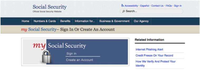 track progress 8 Get personalized Social Security account information At socialsecurity.