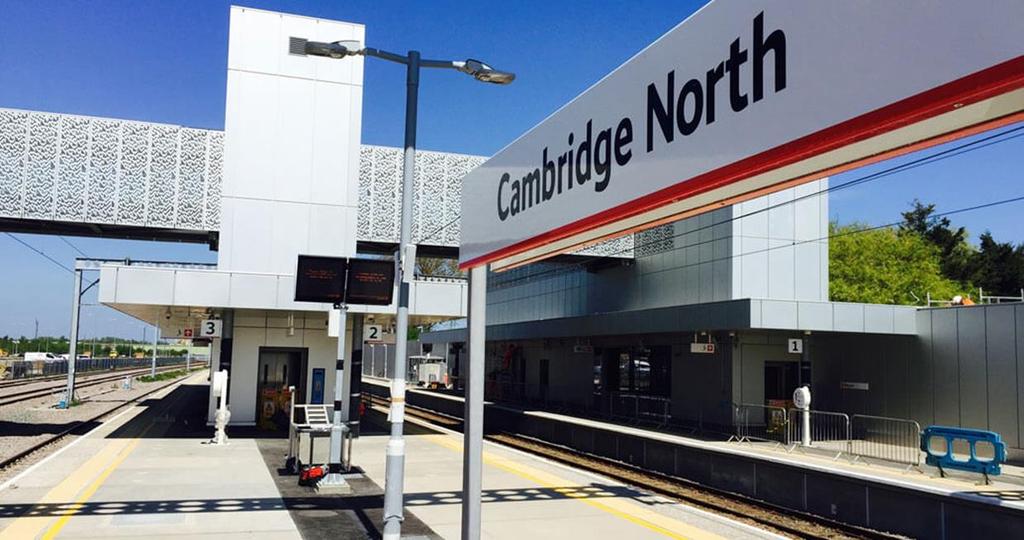 CASE STUDY: THE BENEFITS OF NEW INFRASTRUCTURE CAMBRIDGE NORTH STATION, VOLKERWESSELS UK VolkerWessels UK is a leading multidisciplinary contractor that delivers innovative engineering solutions