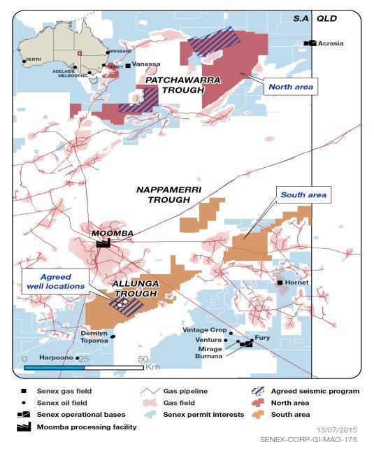 Cooper Basin unconventional gas Exploring in a proven basin with Origin Energy Joint venture with Origin Energy - a partner with a long history and understanding of the Cooper Basin Permit areas