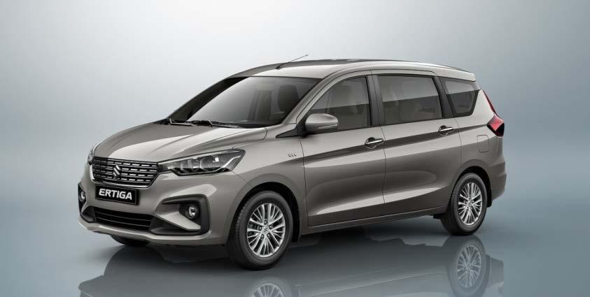 Full-model change of Ertiga P21 Announced full-model change of 3-row, 7-seater Ertiga in Indonesia in April 2018 Sales and production of Ertiga started in Indonesia and India in 2012 Accumulated