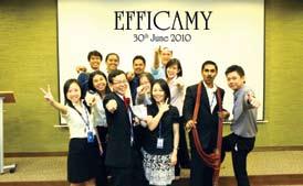 Among the activities are:- (i) Charity Show In the spirit of thanksgiving, a group of caring staff mooted the idea of a charity show entitled EFFICAMY 2010