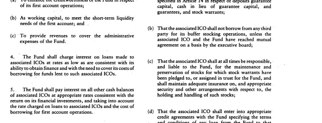 4. 7. 9 Official Journal of the European Communities No L 82 / 9 ( b ) Cash deposits from associated ICOs pursuant to Article 4( ) to (3 ); ( c) Guarantee capital, cash in lieu of guarantee capital