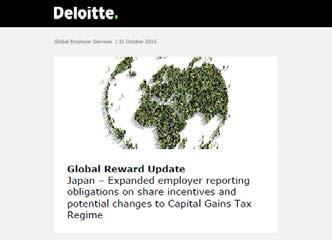 Keeping you up to date Global Incentives Plans portal and GA Equity https://taxcms.deloitte.