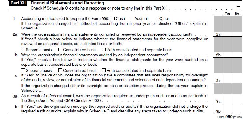 FORM 990 PART VI: GOVERNANCE, MANAGEMENT, AND DISCLOSURE Check box since there are responses that require you to file Schedule O in this section.