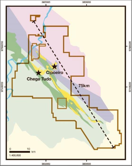 CentroGold Project (100%) The CentroGold Project (CG) is located in the neighbouring state of Maranhão, some 600km from ABV s Carajas copper projects and 26km from the town of Centro Novo.