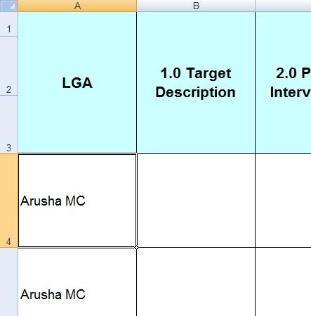 Annex 3.6.1 3) To do Copy & Paste LGAs reports into a regional format (See 4.3); and 4) 