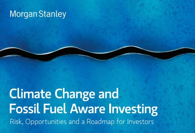 Current thematic examples include: FAITH-BASED INVESTING Align investment portfolio with principles in accordance with specific religious values CLIMATE CHANGE AND FOSSIL FUEL AWARE INVESTING Support