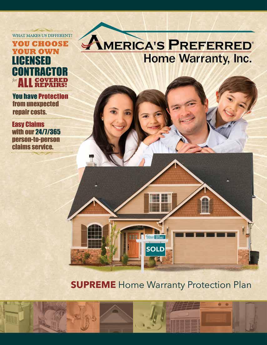 America s Preferred Home Warranty 2727 Spring Arbor Rd.