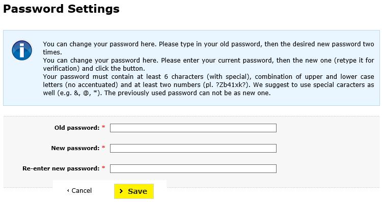 - 9 - How frequently and where shall I change my password?