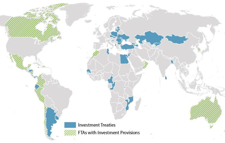 U.S. International Investment Agreements (IIAs) 23 The United States negotiates IIAs, based on a model Bilateral Investment Treaty (BIT), to reduce restrictions on foreign investment, ensure