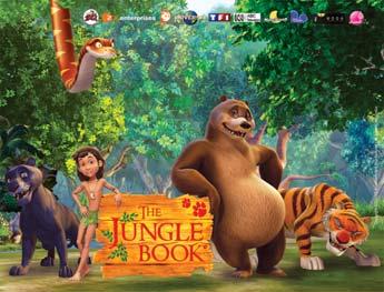 The Jungle Book The Jungle Book is an animated TV series of 52 episodes of 11 minutes each and a 60 minute TV feature in 3D HDTV CGI.