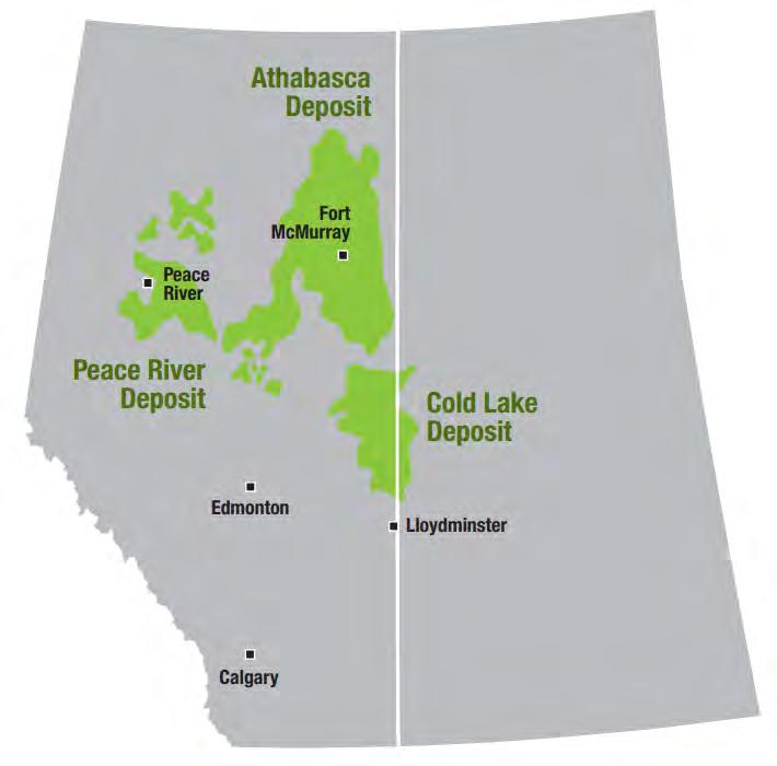 Oilsands areas in