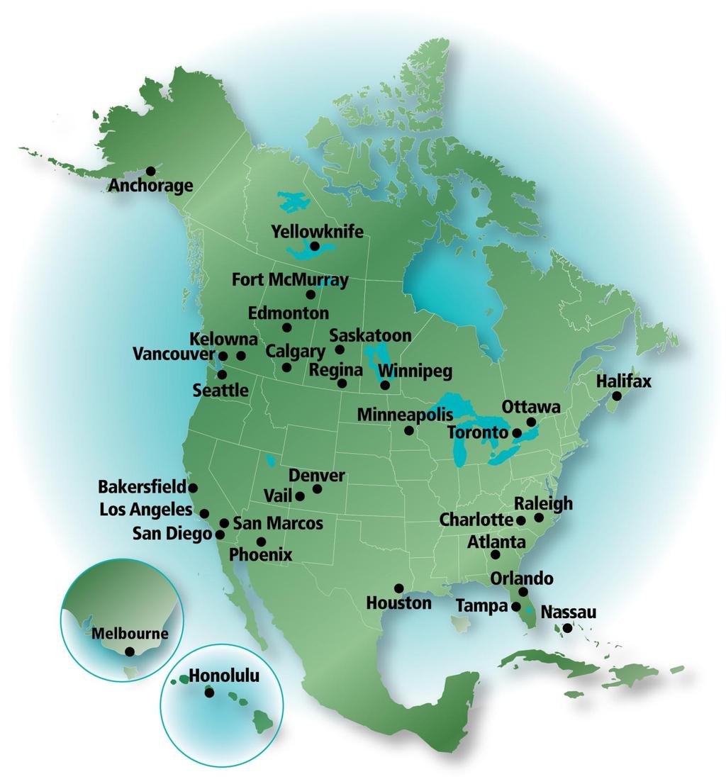 Independent Operating Company Locations Corporate office in Edmonton since 1935 U.S.