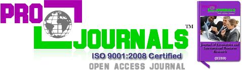 JOURNAL OF ECONOMICS AND INTERNATIONAL BUSINESS RESEARCH (JEIBR) ISSN: 2328-4617 VOL. 2(3), pp. 28-36, FEBRUARY 2014 REF NUMBER: ONLINE: http://www.projournals.