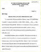 Order Compelling Release of Judicial Lien Motion for release of judicial lien filed of record